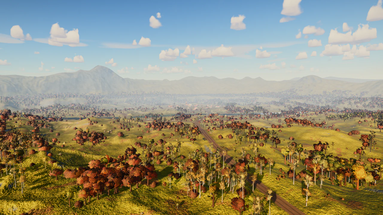 Autumn battlefield