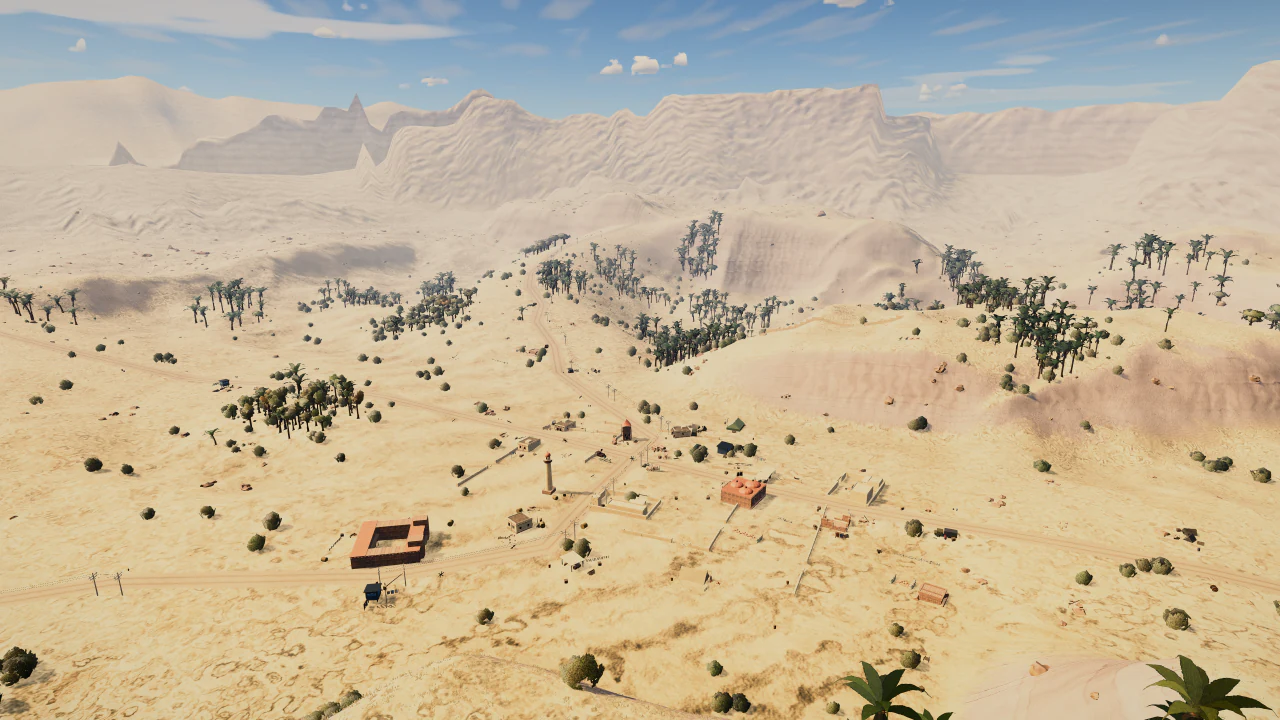 Desert battlefield