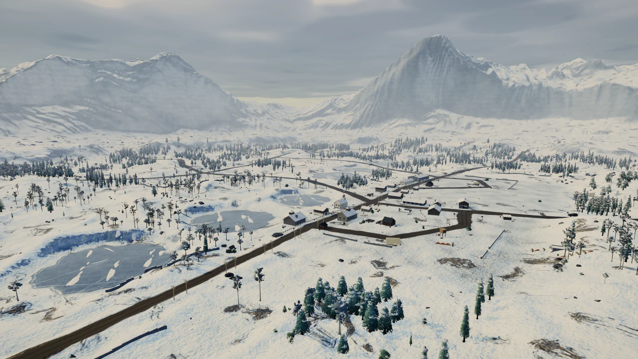 Winter battlefield