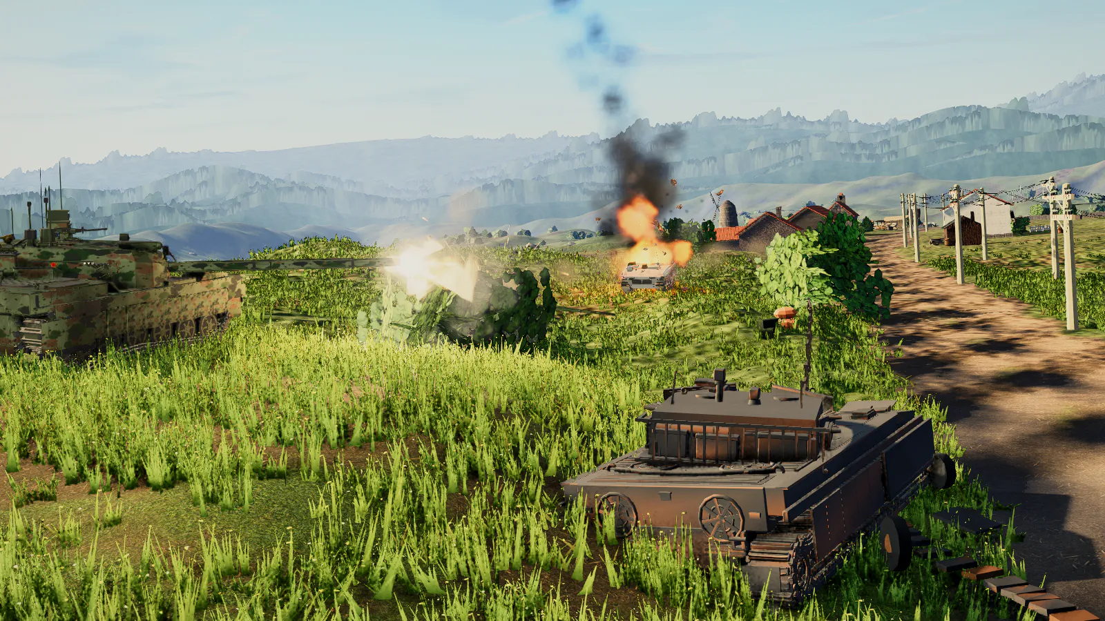 Verdant armored battle