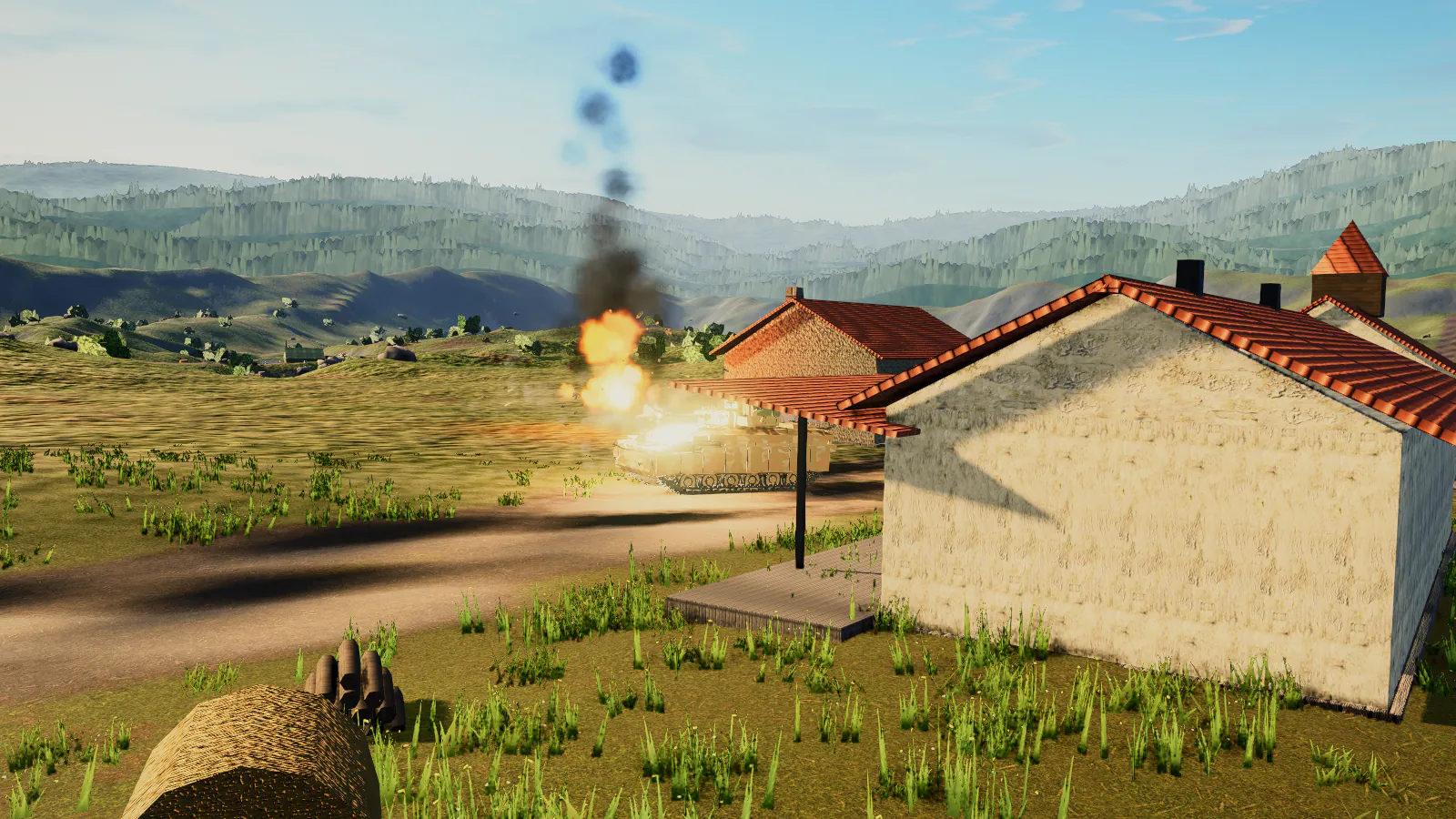 Bradley fighting in Frontier Basin