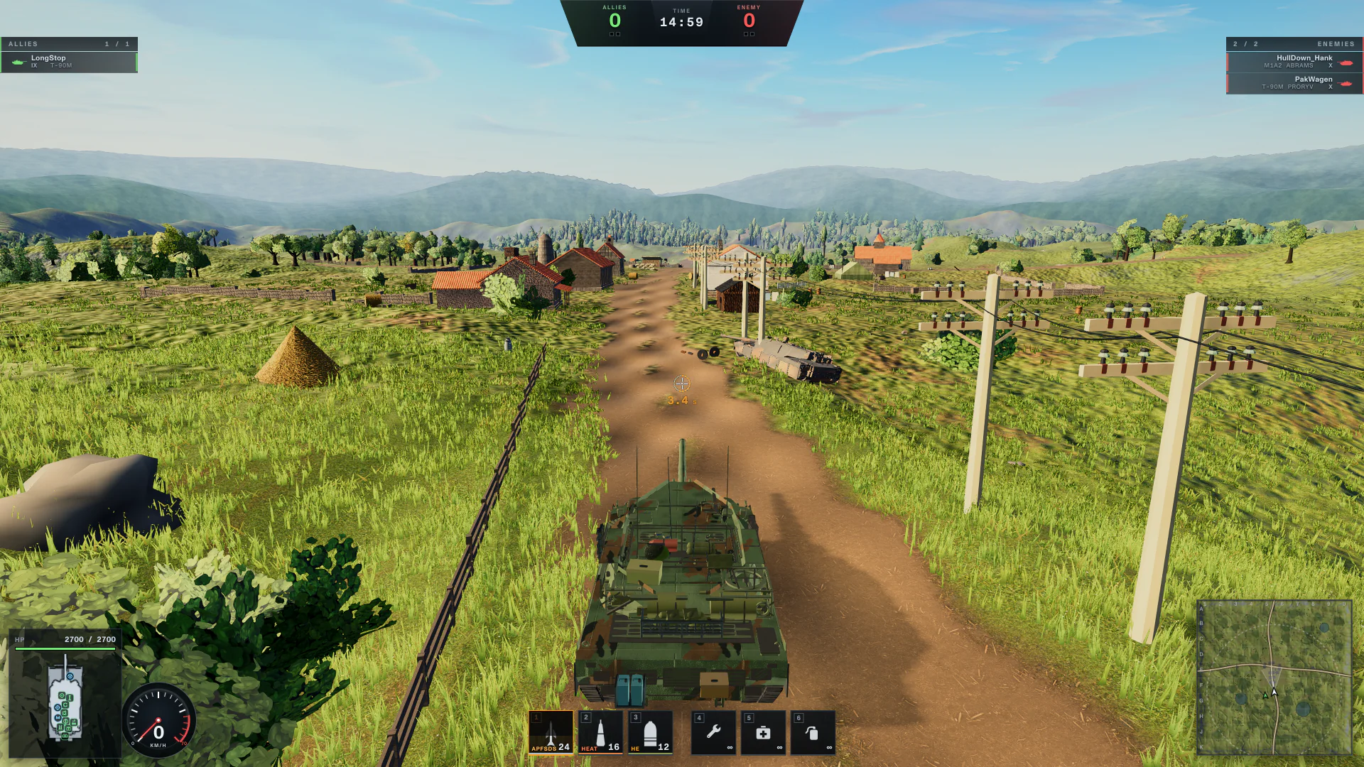 Current game renderer and HUD from a K2