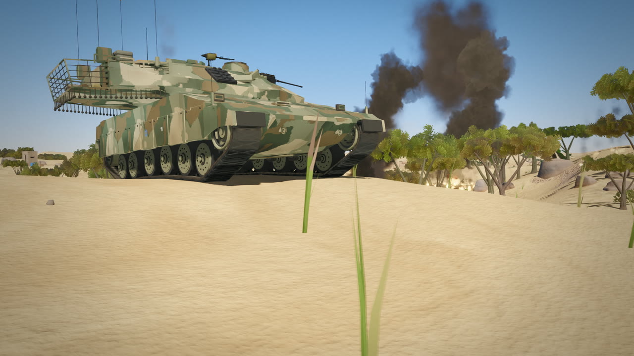 日痕绿洲，白天：Merkava Mk 4 对 T-72B3